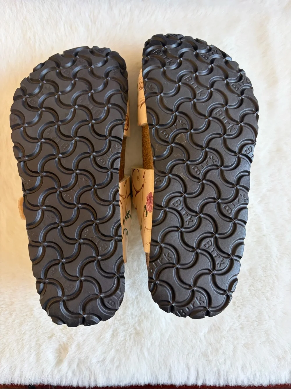 NWOB Birkenstock Papillio Floral Pink Arizona-Style Sandals | 35
